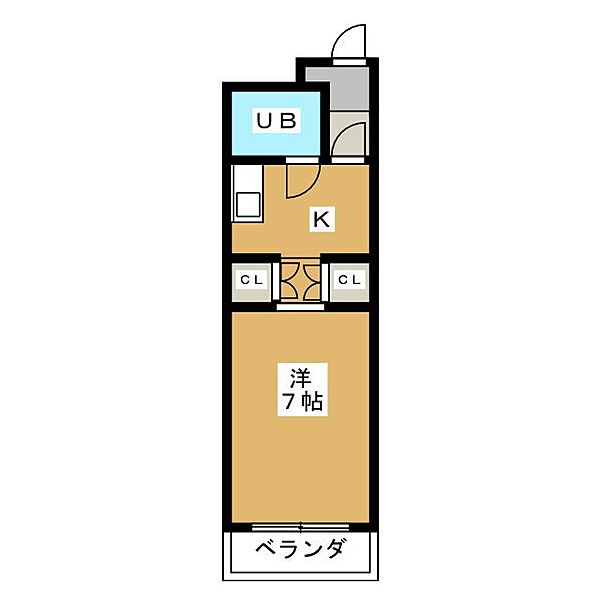 長久手ミツマルビル ｜愛知県長久手市山野田(賃貸マンション1K・2階・23.10㎡)の写真 その2