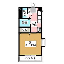 スカイコート本郷  ｜ 愛知県名古屋市名東区社が丘１丁目（賃貸マンション1K・2階・27.38㎡） その2