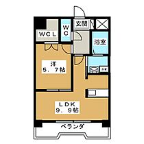 サンアロー  ｜ 愛知県日進市竹の山２丁目（賃貸マンション1LDK・1階・40.00㎡） その2