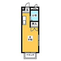 エステートピア浅井III  ｜ 愛知県長久手市岩作向田（賃貸アパート1R・1階・18.63㎡） その2