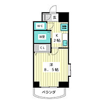 ＣＨＥＲＲＹ　ＨＩＬＬ’Ｓ  ｜ 愛知県名古屋市名東区藤が丘（賃貸マンション1K・4階・24.79㎡） その2