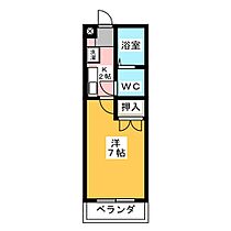 コーポみやび  ｜ 愛知県長久手市上川原（賃貸マンション1K・4階・21.46㎡） その2