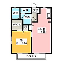 ディアコート  ｜ 愛知県長久手市坊の後（賃貸アパート1LDK・2階・42.36㎡） その2