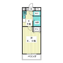 エグゼシオール藤ヶ丘  ｜ 愛知県名古屋市名東区藤が丘（賃貸マンション1K・3階・24.94㎡） その2