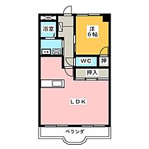 ハイムホワイツ  ｜ 愛知県長久手市塚田（賃貸マンション1LDK・3階・54.49㎡） その2