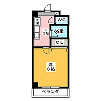 シャトー24  ｜ 愛知県長久手市塚田（賃貸マンション1K・2階・24.00㎡） その2