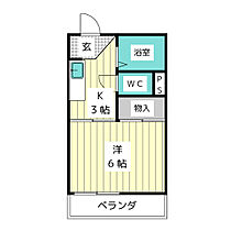 コーポ水野  ｜ 愛知県長久手市前熊西脇（賃貸アパート1K・1階・21.00㎡） その2