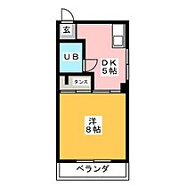 ユングハイム山野田  ｜ 愛知県長久手市山野田（賃貸マンション1DK・2階・27.54㎡） その2