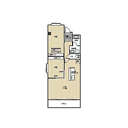 ベルハイツ司 2LDKの間取図画像