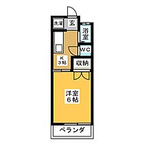 コーポラス藤  ｜ 愛知県名古屋市天白区塩釜口２丁目（賃貸アパート1K・2階・21.72㎡） その2