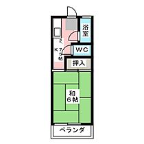 美芳ハイツ  ｜ 愛知県名古屋市天白区池場１丁目（賃貸マンション1K・1階・19.44㎡） その2