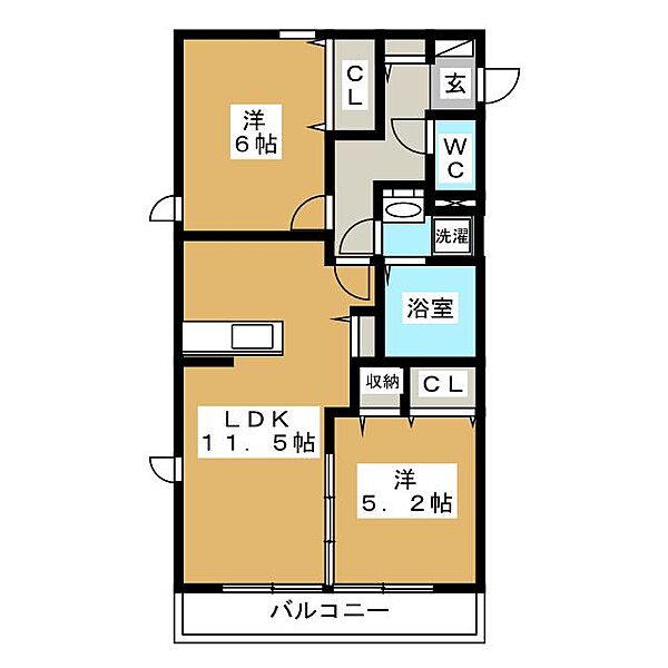 Ｒａｆｆｉｎｅ大坪 ｜愛知県名古屋市天白区大坪２丁目(賃貸アパート2LDK・1階・55.33㎡)の写真 その2