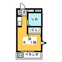 ジョイフル塩釜口II  ｜ 愛知県名古屋市天白区大坪２丁目（賃貸マンション1R・4階・17.69㎡） その2