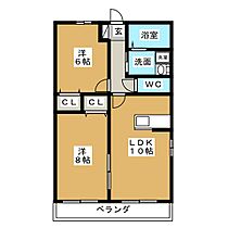 カレン中砂I  ｜ 愛知県名古屋市天白区中砂町（賃貸アパート2LDK・2階・53.98㎡） その2