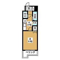 ＳＳビル  ｜ 愛知県名古屋市天白区植田西１丁目（賃貸マンション1K・4階・20.32㎡） その2