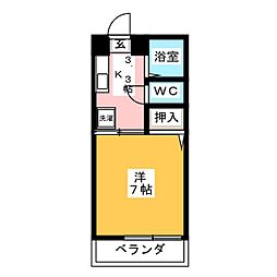 間取図画像 1K