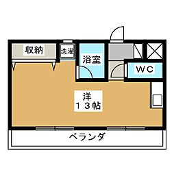 NTビル塩釜2 ワンルームの間取図画像