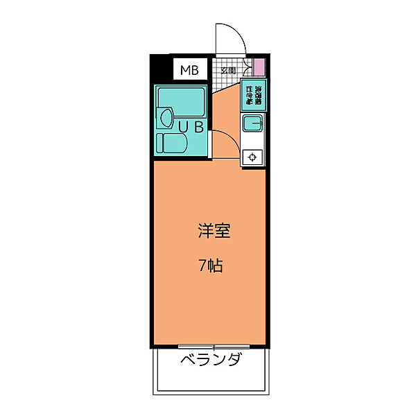 ガーデンハイツ平針 ｜愛知県名古屋市天白区平針２丁目(賃貸マンション1R・4階・18.48㎡)の写真 その2