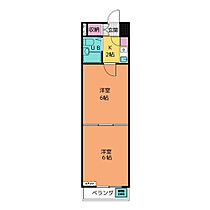 ガーデンコート平針  ｜ 愛知県日進市赤池５丁目（賃貸マンション2K・3階・23.76㎡） その2