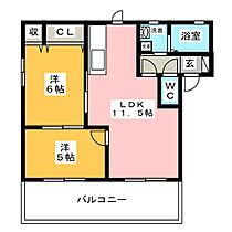 ウィステリア天白　Ａ棟  ｜ 愛知県名古屋市天白区大根町（賃貸アパート2LDK・1階・50.60㎡） その2