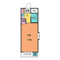 ジョイフル原VI  ｜ 愛知県名古屋市天白区中平１丁目（賃貸マンション1R・2階・24.00㎡） その2