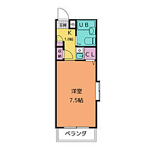 ジョイフル原III  ｜ 愛知県名古屋市天白区原４丁目（賃貸マンション1R・3階・18.70㎡） その2