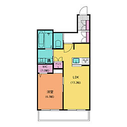 間取図画像 1LDK