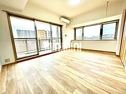 アブレスト原 7階1Kのリビング/ダイニング