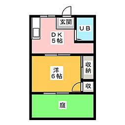 間取図画像 1DK