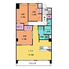 物件の間取り