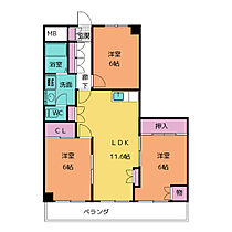 ライブリー原  ｜ 愛知県名古屋市天白区原５丁目（賃貸マンション3LDK・4階・70.56㎡） その2