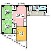 日映マンションII  ｜ 愛知県名古屋市天白区植田南２丁目（賃貸マンション3LDK・5階・66.30㎡） その2