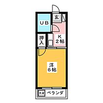 スカイブルー80  ｜ 愛知県名古屋市天白区植田南２丁目（賃貸マンション1K・2階・18.00㎡） その2