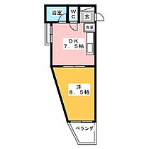 第2住吉ハイツ  ｜ 愛知県名古屋市天白区原２丁目（賃貸マンション1DK・4階・30.63㎡） その2