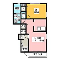 サンリット新池Ａ  ｜ 愛知県名古屋市天白区島田４丁目（賃貸アパート1LDK・1階・42.80㎡） その2