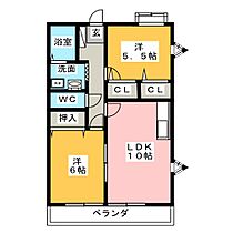 シャングリラ  ｜ 愛知県名古屋市天白区植田東２丁目（賃貸アパート2LDK・1階・50.00㎡） その2