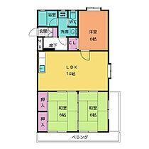 ラ・メゾン島田  ｜ 愛知県名古屋市天白区島田が丘（賃貸マンション3LDK・4階・68.25㎡） その2