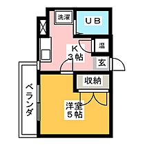 ドエル植田南  ｜ 愛知県名古屋市天白区植田南２丁目（賃貸マンション1K・2階・20.30㎡） その2