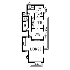 物件の間取り