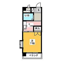 メゾン八幡  ｜ 愛知県一宮市八幡１丁目（賃貸マンション1K・3階・24.30㎡） その2