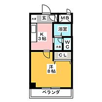 ルミエール・Ｗ  ｜ 愛知県一宮市日光町（賃貸マンション1K・3階・26.28㎡） その2