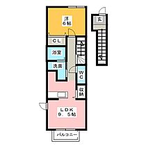 Ｔ・スクエア  ｜ 愛知県一宮市木曽川町門間字金塚（賃貸アパート1LDK・2階・41.98㎡） その2