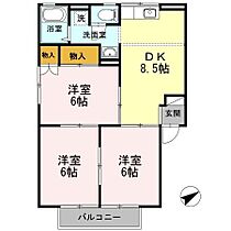 メゾンフレンド  ｜ 愛知県一宮市大和町毛受字宮東（賃貸アパート3LDK・1階・56.93㎡） その2