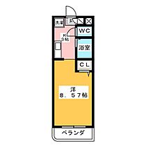 マンション日吉昭和  ｜ 愛知県一宮市昭和１丁目（賃貸マンション1K・3階・24.90㎡） その2