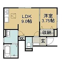 リーブルファイン今伊勢町1号棟 101 ｜ 愛知県一宮市今伊勢町馬寄字上高見43-1（賃貸アパート1LDK・1階・34.38㎡） その2