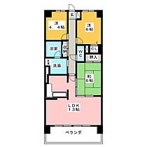 シェルモール北方  ｜ 愛知県一宮市北方町中島字東松本（賃貸マンション3LDK・2階・68.05㎡） その2