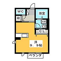 ハイツＫＡＮＡＩ　2  ｜ 愛知県一宮市和光２丁目（賃貸アパート1R・1階・28.80㎡） その2