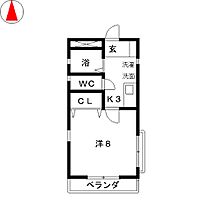 ヴェルドミール  ｜ 愛知県一宮市浅井町西浅井字北堀田（賃貸マンション1K・3階・25.38㎡） その2