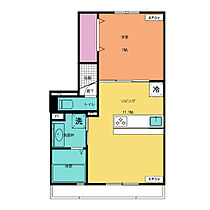 D-room新木曽川　A棟 203 ｜ 愛知県一宮市木曽川町黒田字宝光寺東5番地1（賃貸アパート1LDK・2階・43.96㎡） その2