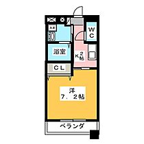 ＭＡＲＣＨＥ一宮  ｜ 愛知県一宮市本町２丁目（賃貸マンション1K・8階・24.67㎡） その2